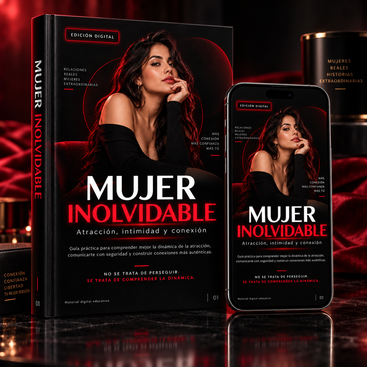 Mockup de Mujer Inolvidable